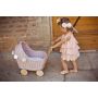 Lilu - Puppenwagen Dirty pink mit Pommel