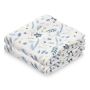 Cam Cam Copenhagen Muslin 2er Set Pressed Leaves Blue