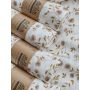 The mini scout - Muslin Swaddle Wild Flower White