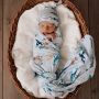 Snuggle Hunny - Swaddledecke Wale mit Beanie