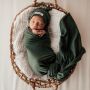 Snuggle Hunny - Swaddledecke Olive mit Beanie