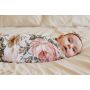 The mini scout - Muslin Swaddle Garden Floral White