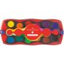 Faber-Castell - Connector Deckfarbkasten, rot, 12 Farben