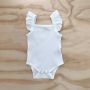 bel&bow - Ribbed Body Frill weiss