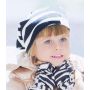 Elodie - Winter Beanie Zebra Sunshine