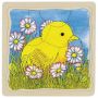goki - 4 Schichten Puzzle Das Huhn
