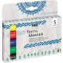 KREUL - Textil Marker medium 5er Set