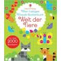 Usborne Verlag - Mein lustiges Mosaik-Stickerbuch: Welt der Tiere