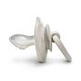 Elodie - Schnuller Bambus Lilly White Silikon 3M+