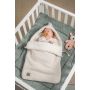 Jollein - Autoschale Fusssack Strickoptik River Cream White