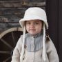 Elodie - Teddy Boucle Weiss Herbst- Winter Hut