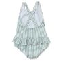 LIEWOOD - Amara Schwimmanzug Streifen Sea Blue White