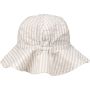 LIEWOOD - Amelia Sonnenhut wendbar Streifen Crisp White