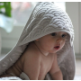 Cam Cam Copenhagen - Kapuzen Badetuch grau Baby