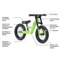 BERG - Laufrad City grün