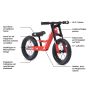 BERG - Laufrad City rot
