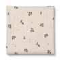 LIEWOOD - Ben Muslin Swaddle Peach Sea Shell