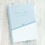 mintkind - Baby Tagebuch Blau Hardcover
