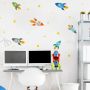 YokoDesign - Wandsticker Bunte Raketen