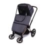 Cottonmoose - Wetterschutz- Regenschutz Kinderwagen Graphit