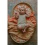 Frankie Lane - Muslin Swaddle Set  Florence Peach & Weisscreme