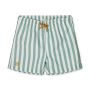 LIEWOOD - Duke UV Badeshorts Streifen Peppermint White
