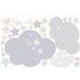 Schmooks - Wandsticker Sleepy Moon & Cloud Erweiterungsset Blau