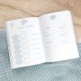 mintkind - Baby Tagebuch Grau Hardcover