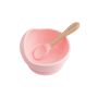 Glitter & Spice - Silikon Saugnapf Schale & Löffel Delicate Pink