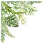 Ginger Monkey - Greenery Garden Corner Decal