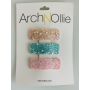 ArchNOllie - Haarclip Set Rechteck Glitter