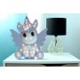 HappyMoon - LED Nachtlampe Einhorn flieder weiss
