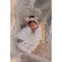Samiboo - Swaddle mit Pommel Ginko lila