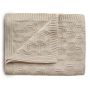 Mushie - Strickdecke Honeycomb Beige