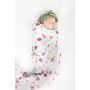 LouLou Lollipop - Muslin Swaddle Rosey Bloom