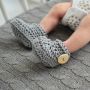 Maylily - Baby Strick- Booties Grau
