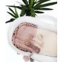 Like Moses - Moseskorb Creme mit Kissen und Bettwäsche Creme Rosa