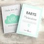 mintkind - Meilensteinkarten- Set Baby mint