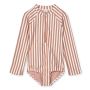 LIEWOOD - Magali UV Badeanzug Streifen Tuscany Rose Creme