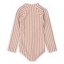 LIEWOOD - Magali UV Badeanzug Streifen Tuscany Rose Creme