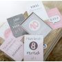 mintkind - Meilensteinkarten- Set Baby pink