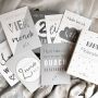 mintkind - Meilensteinkarten- Set Baby grau