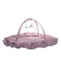 Lilac Sunday - Babyinsel rund 2 in 1 Millie Waffelstoff altrosa, Spielzeug weiss