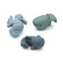 LIEWOOD - Nori 3er Set Spielzeug Whale Blue Mix