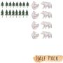 Little Rae Prints - Wandsticker Pine Tree & Bears Set