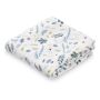 Cam Cam Copenhagen Muslin Pressed Leaves blue 70x70