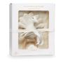 Cam Cam Copenhagen Geschenkbox Muslin und Rassel- Pfau Dandelion natural