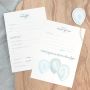 mintkind - Ratekarten für  Deine Babyparty - Blau