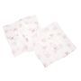 Samiboo - Bambus Muslin 2er Set Ginko lila