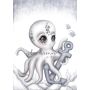 Isla Dream Prints - Poster Ollie der Tintenfisch